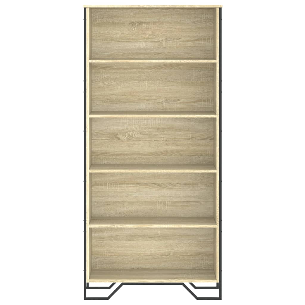 Bibliothèque chêne sonoma 80x31x169 cm bois d'ingénierie - XIOS