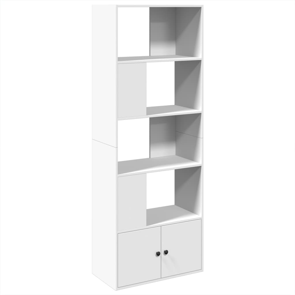 Bibliothèque blanc 70x36x189 cm bois d'ingénierie - XIOS