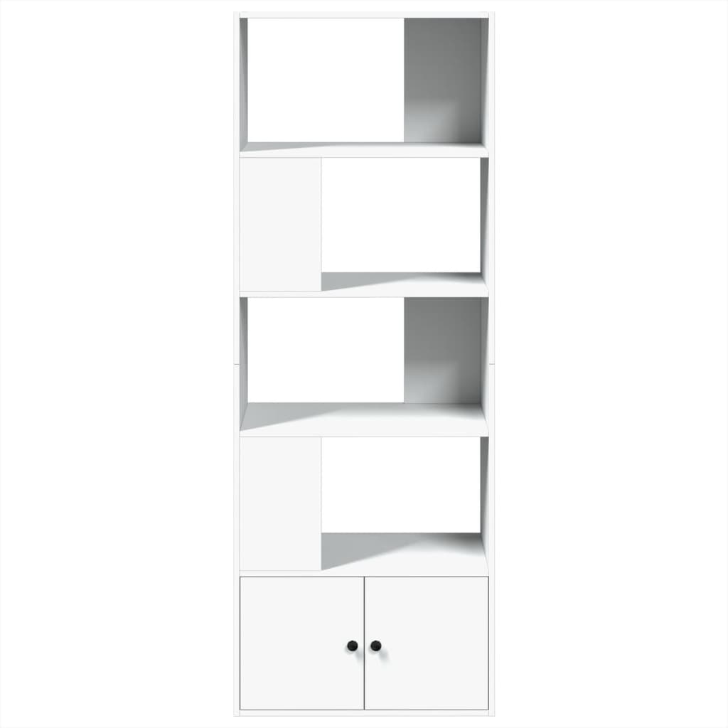 Bibliothèque blanc 70x36x189 cm bois d'ingénierie - XIOS