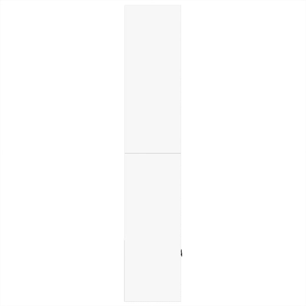 Bibliothèque blanc 70x36x189 cm bois d'ingénierie - XIOS