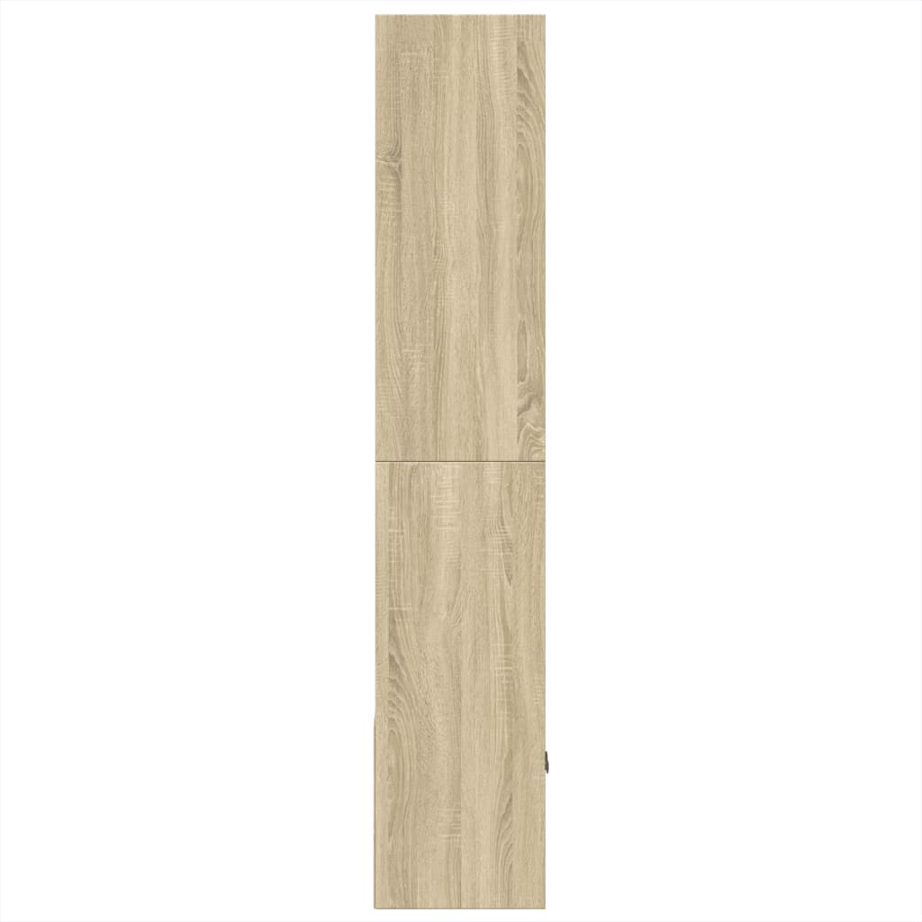 Bibliothèque chêne sonoma 70x36x189 cm bois d'ingénierie - XIOS
