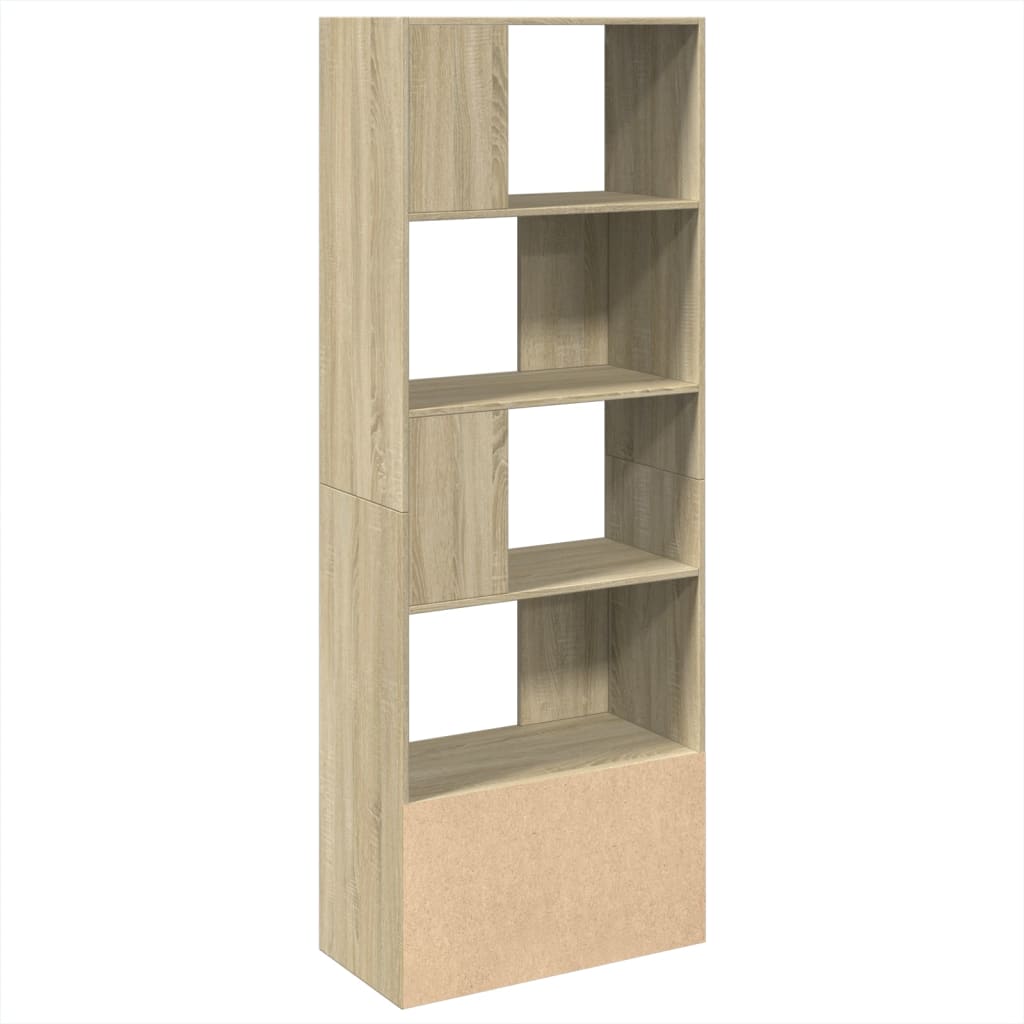 Bibliothèque chêne sonoma 70x36x189 cm bois d'ingénierie - XIOS