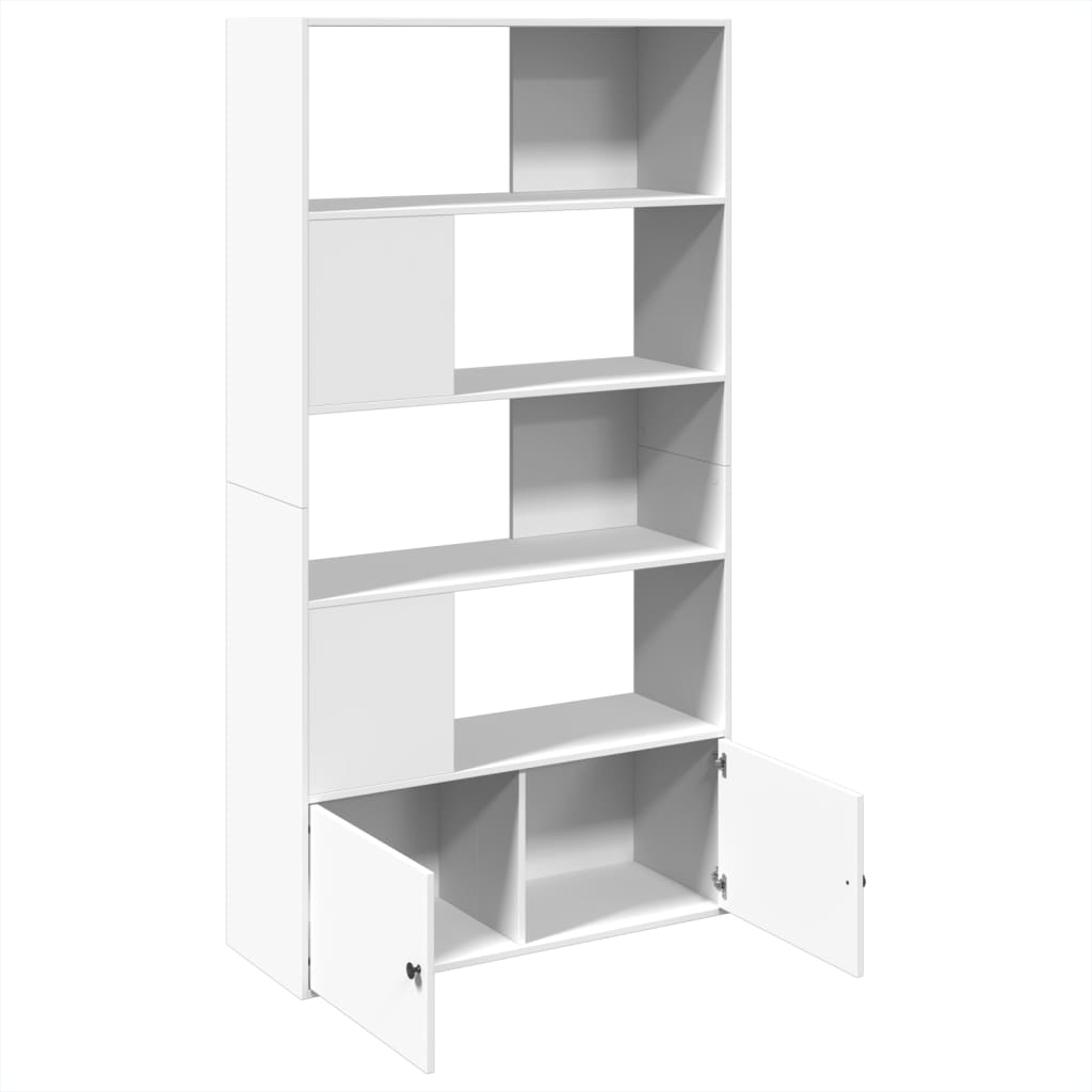 Bibliothèque blanc 100x36x189 cm bois d'ingénierie - XIOS