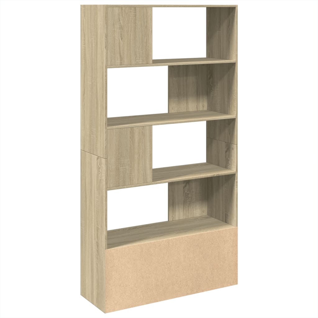 Bibliothèque chêne sonoma 100x36x189 cm bois d'ingénierie - XIOS