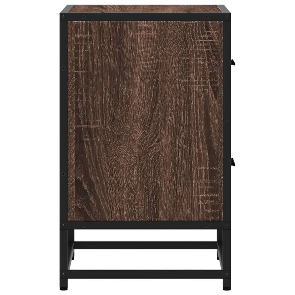 Tables de chevet 2 pcs chêne marron 40x31x50 cm bois ingénierie - XIOS