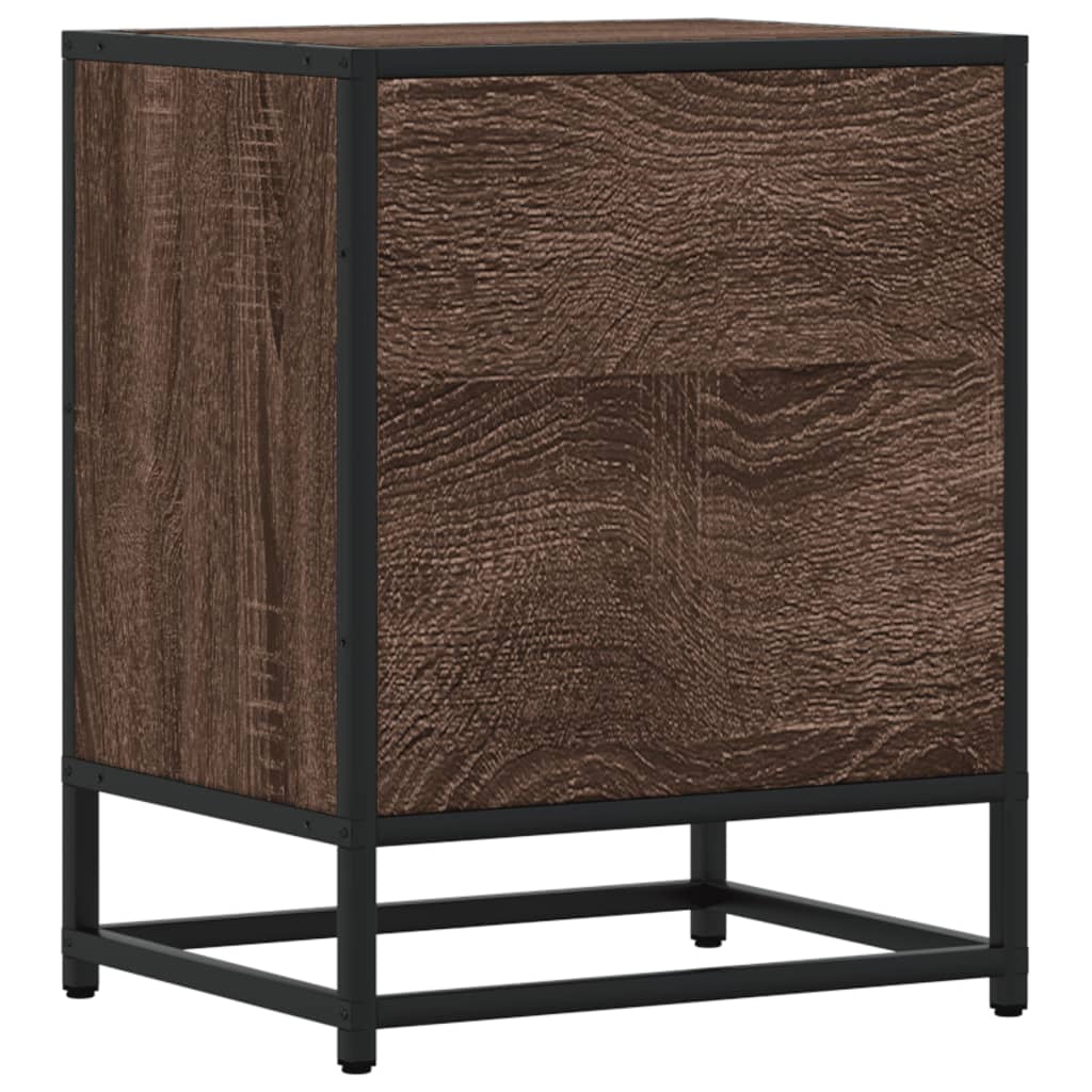 Tables de chevet 2 pcs chêne marron 40x31x50 cm bois ingénierie - XIOS