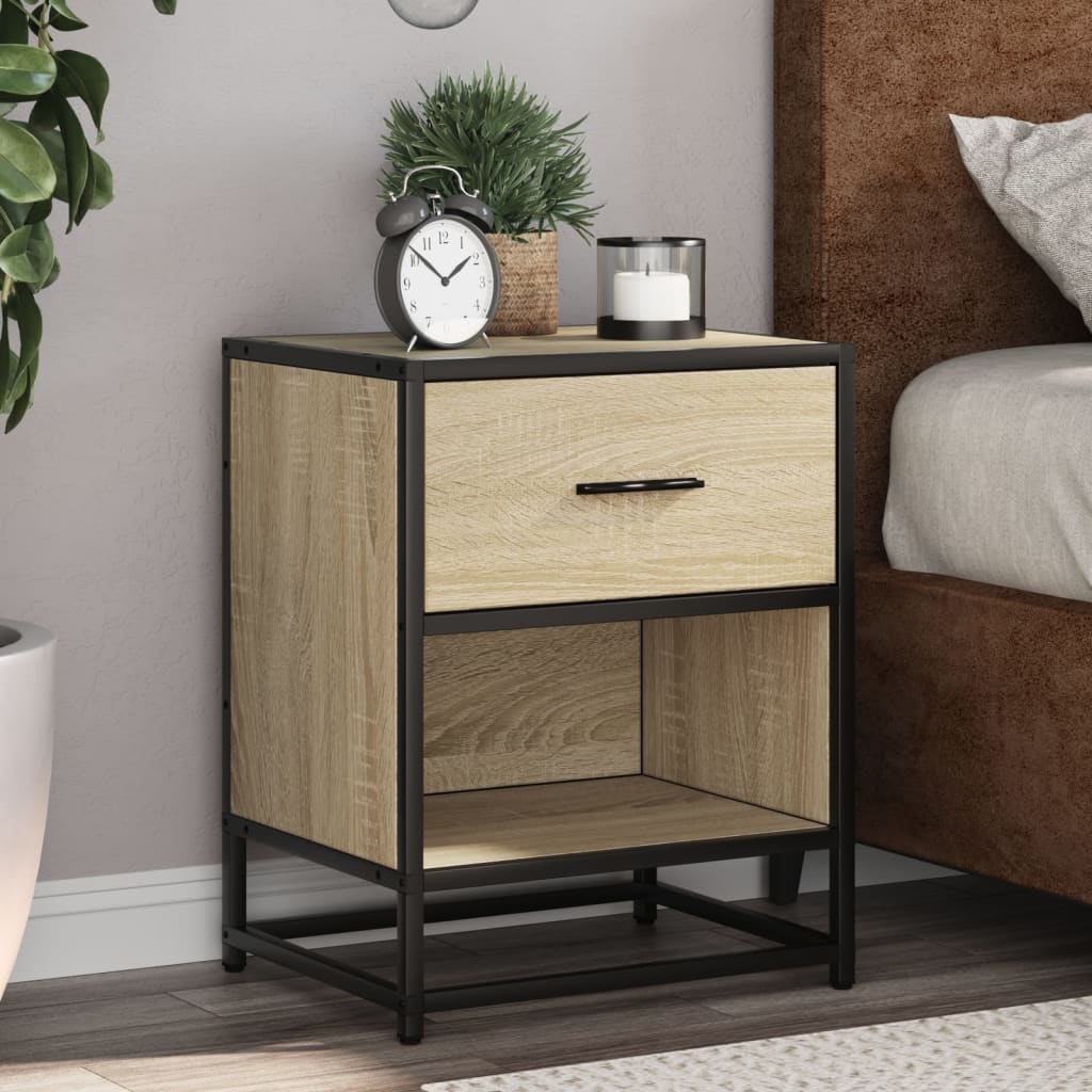 Tables de chevet 2 pcs chêne sonoma 40x31x50 cm bois ingénierie - XIOS