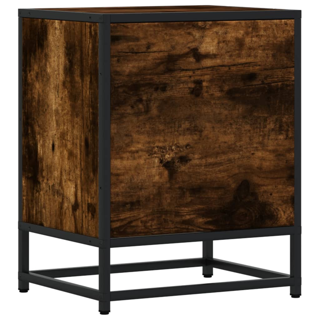 Tables de chevet 2 pcs chêne fumé 40x31x50 cm bois ingénierie - XIOS