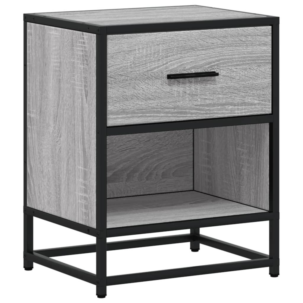 Tables de chevet 2 pcs sonoma gris 40x31x50 cm bois ingénierie - XIOS