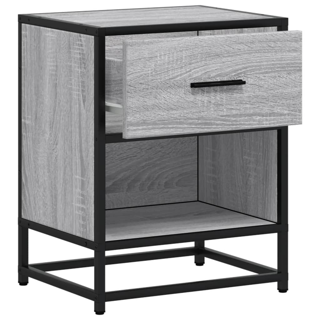 Tables de chevet 2 pcs sonoma gris 40x31x50 cm bois ingénierie - XIOS