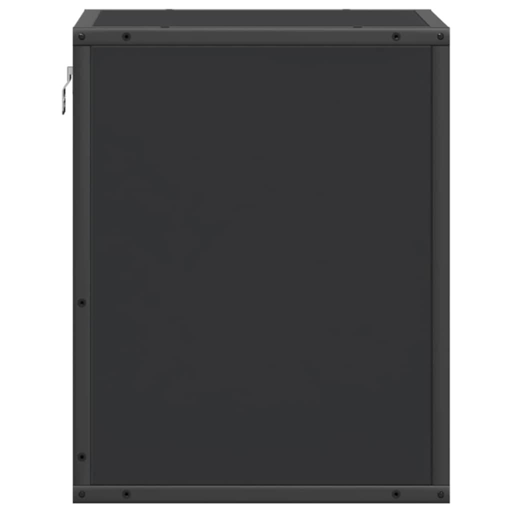 Table de chevet murale noir 40x31x39,5 cm - XIOS