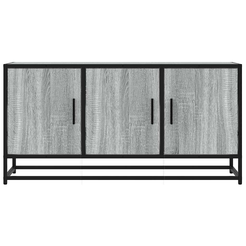 Meuble TV sonoma gris 100x35x50 cm bois d'ingénierie et métal Meubles TV vidaXL   