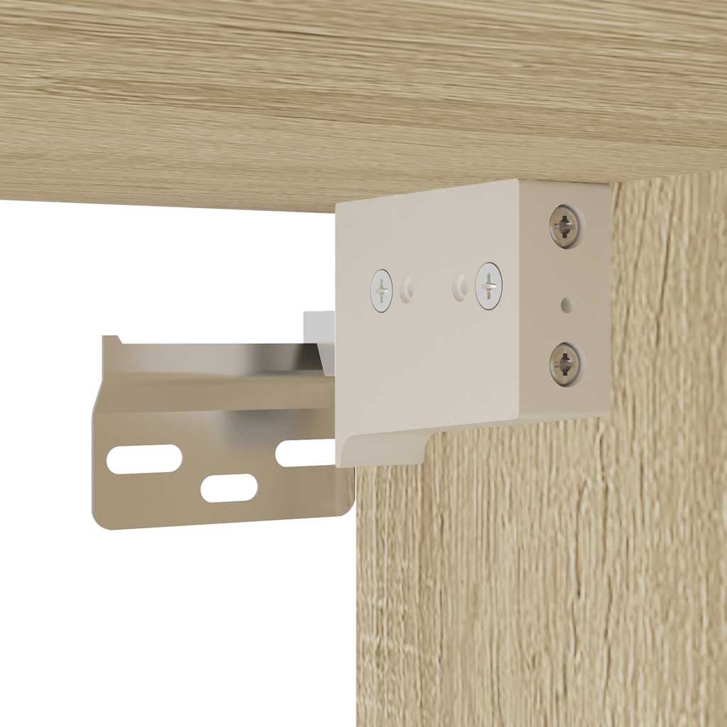 Meuble TV chêne sonoma 60x31x39,5 cm bois d'ingénierie et métal Meubles TV vidaXL