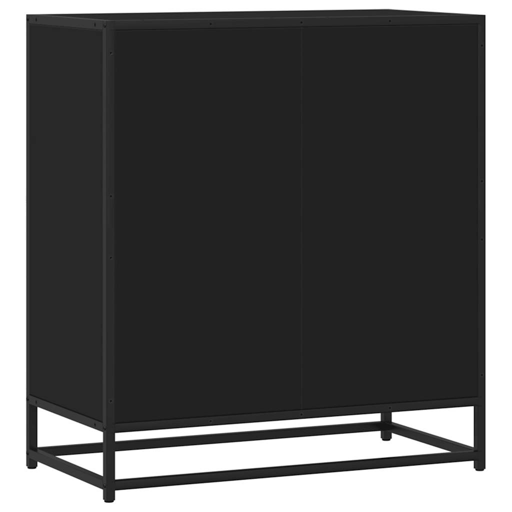 Buffet noir 68x35x76 cm bois d'ingénierie - XIOS