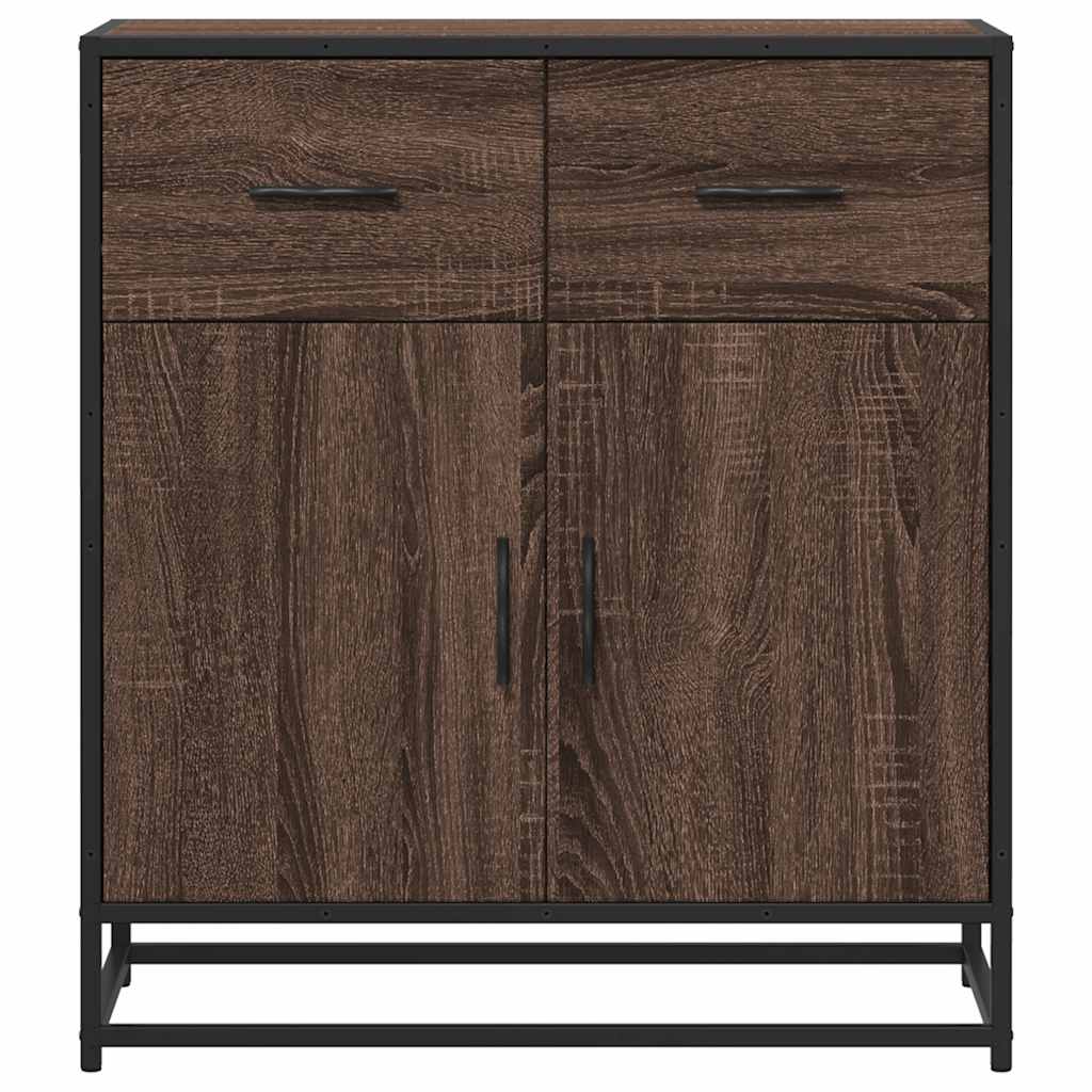 Buffet chêne marron 68x35x76 cm bois d'ingénierie - XIOS