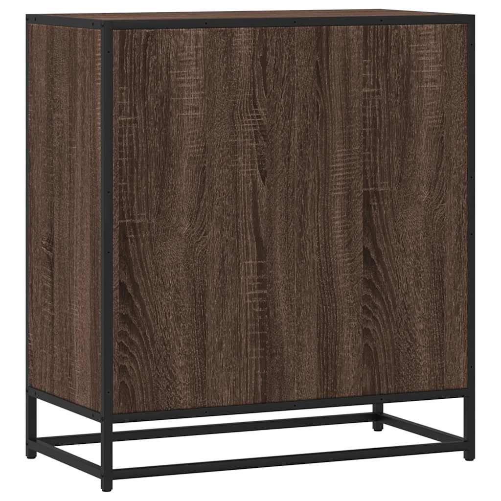 Buffet chêne marron 68x35x76 cm bois d'ingénierie - XIOS