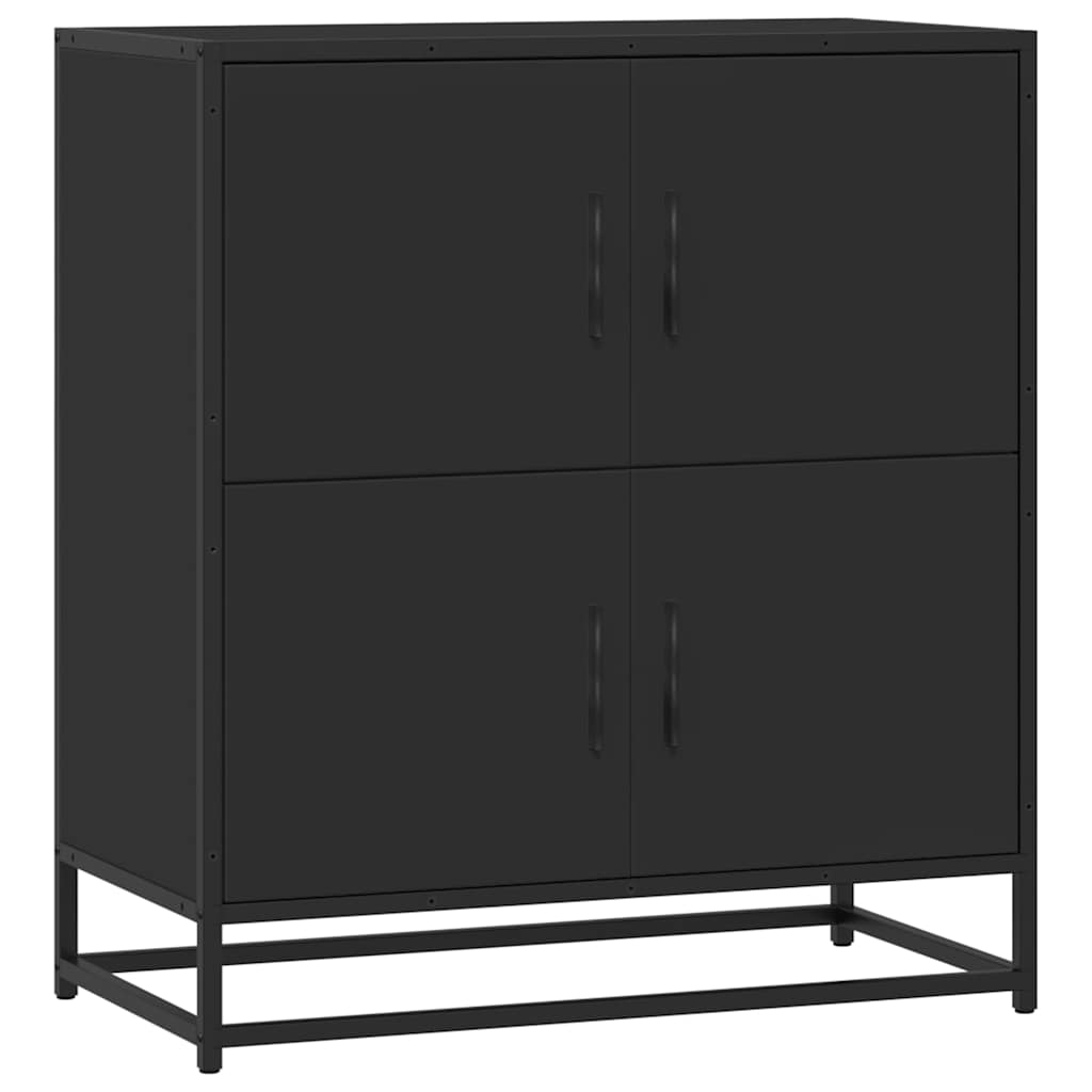Buffet noir 68x35x76 cm bois d'ingénierie - XIOS