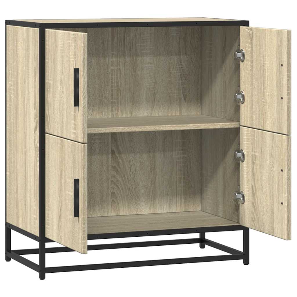 Buffet chêne sonoma 68x35x76 cm bois d'ingénierie