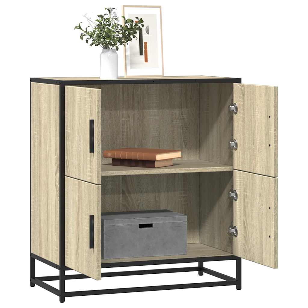 Buffet chêne sonoma 68x35x76 cm bois d'ingénierie