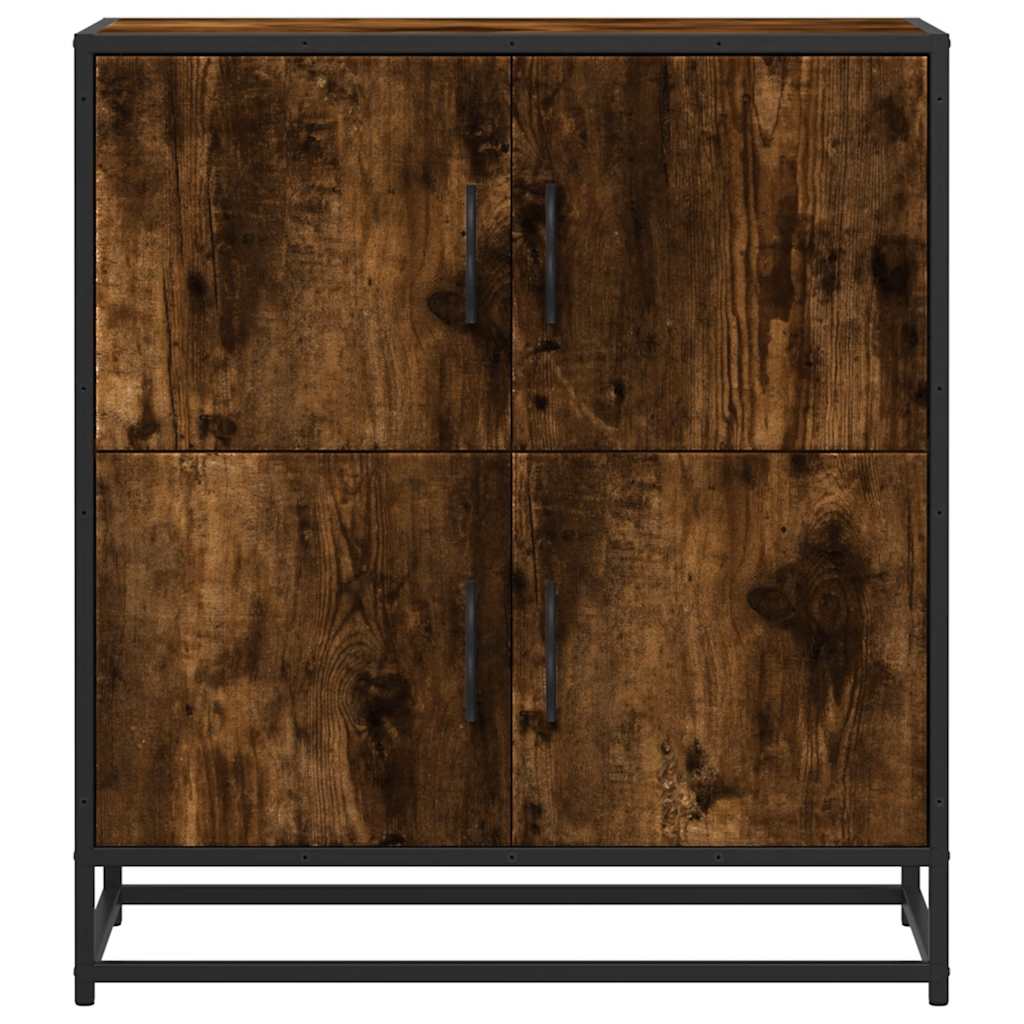 Buffet chêne fumé 68x35x76 cm bois d'ingénierie - XIOS