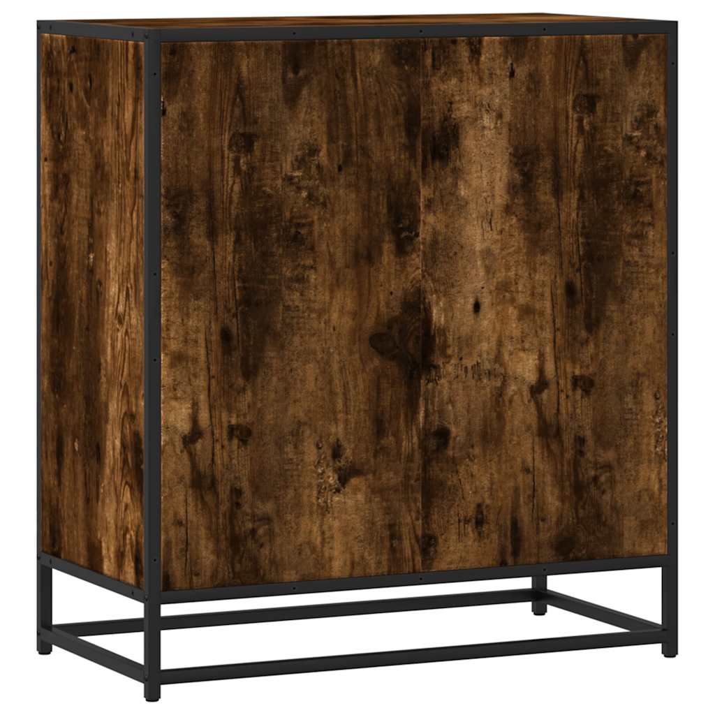 Buffet chêne fumé 68x35x76 cm bois d'ingénierie - XIOS