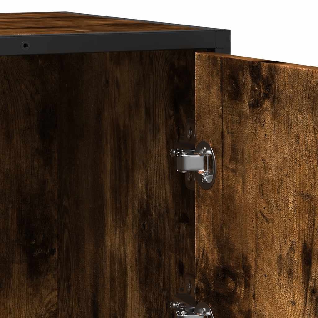 Buffet chêne fumé 68x35x76 cm bois d'ingénierie - XIOS