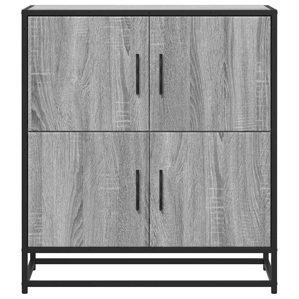 Buffet sonoma gris 68x35x76 cm bois d'ingénierie - XIOS