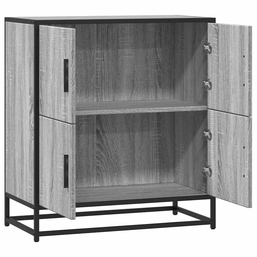 Buffet sonoma gris 68x35x76 cm bois d'ingénierie - XIOS