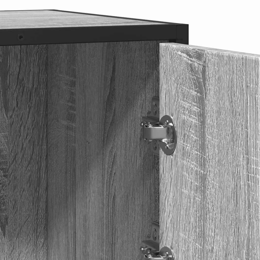 Buffet sonoma gris 68x35x76 cm bois d'ingénierie - XIOS