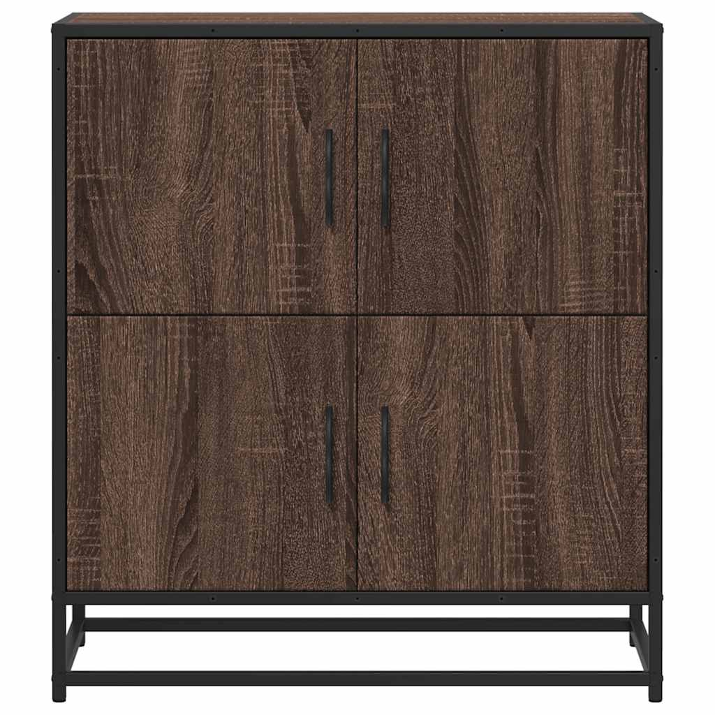 Buffet chêne marron 68x35x76 cm bois d'ingénierie - XIOS