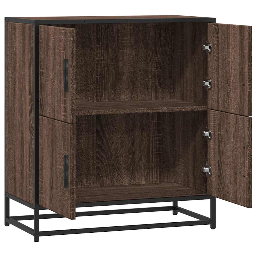 Buffet chêne marron 68x35x76 cm bois d'ingénierie - XIOS