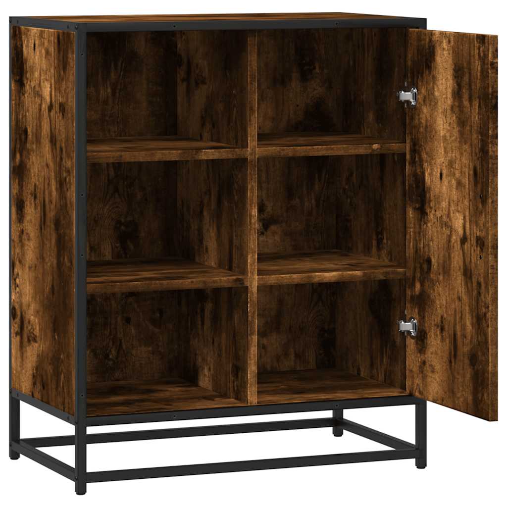 Buffet chêne fumé 62x35x76 cm bois d'ingénierie - XIOS