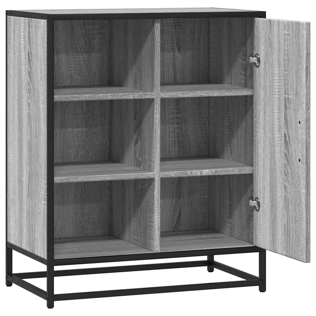 Buffet sonoma gris 62x35x76 cm bois d'ingénierie - XIOS
