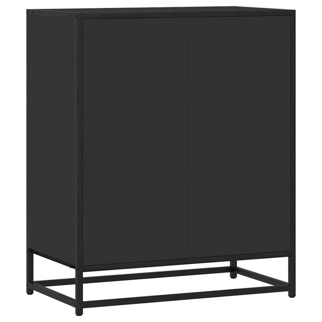 Buffet noir 68x35x76 cm bois d'ingénierie - XIOS