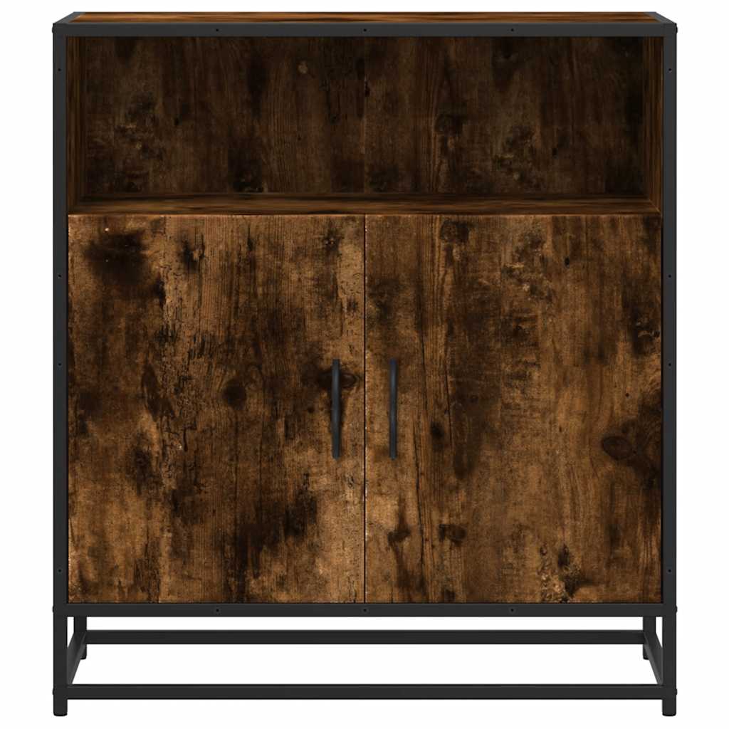 Buffet chêne fumé 68x35x76 cm bois d'ingénierie - XIOS