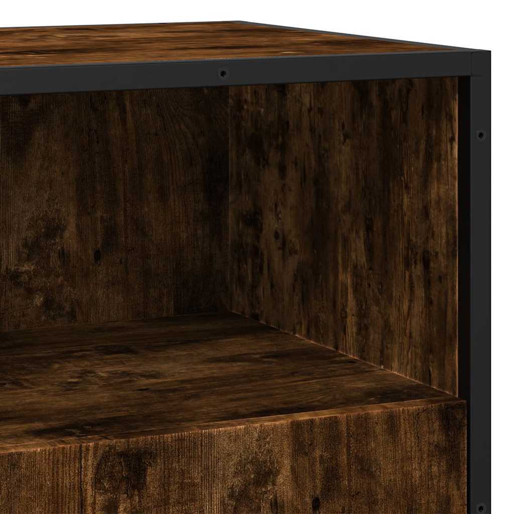 Buffet chêne fumé 68x35x76 cm bois d'ingénierie - XIOS