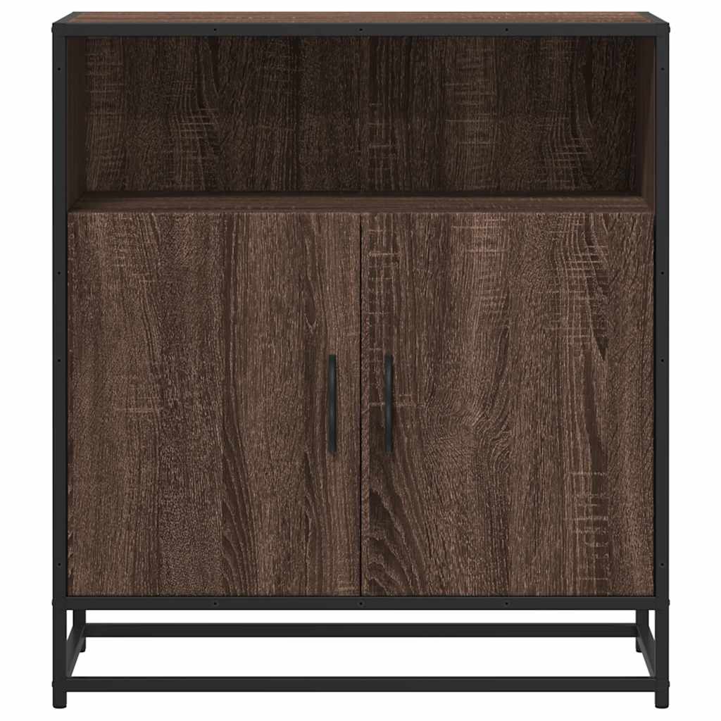 Buffet chêne marron 68x35x76 cm bois d'ingénierie - XIOS