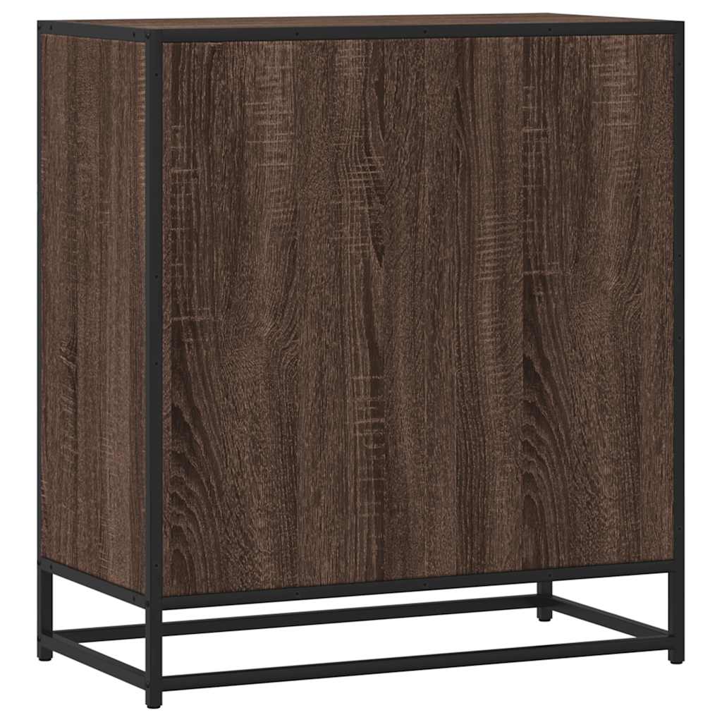 Buffet chêne marron 68x35x76 cm bois d'ingénierie - XIOS