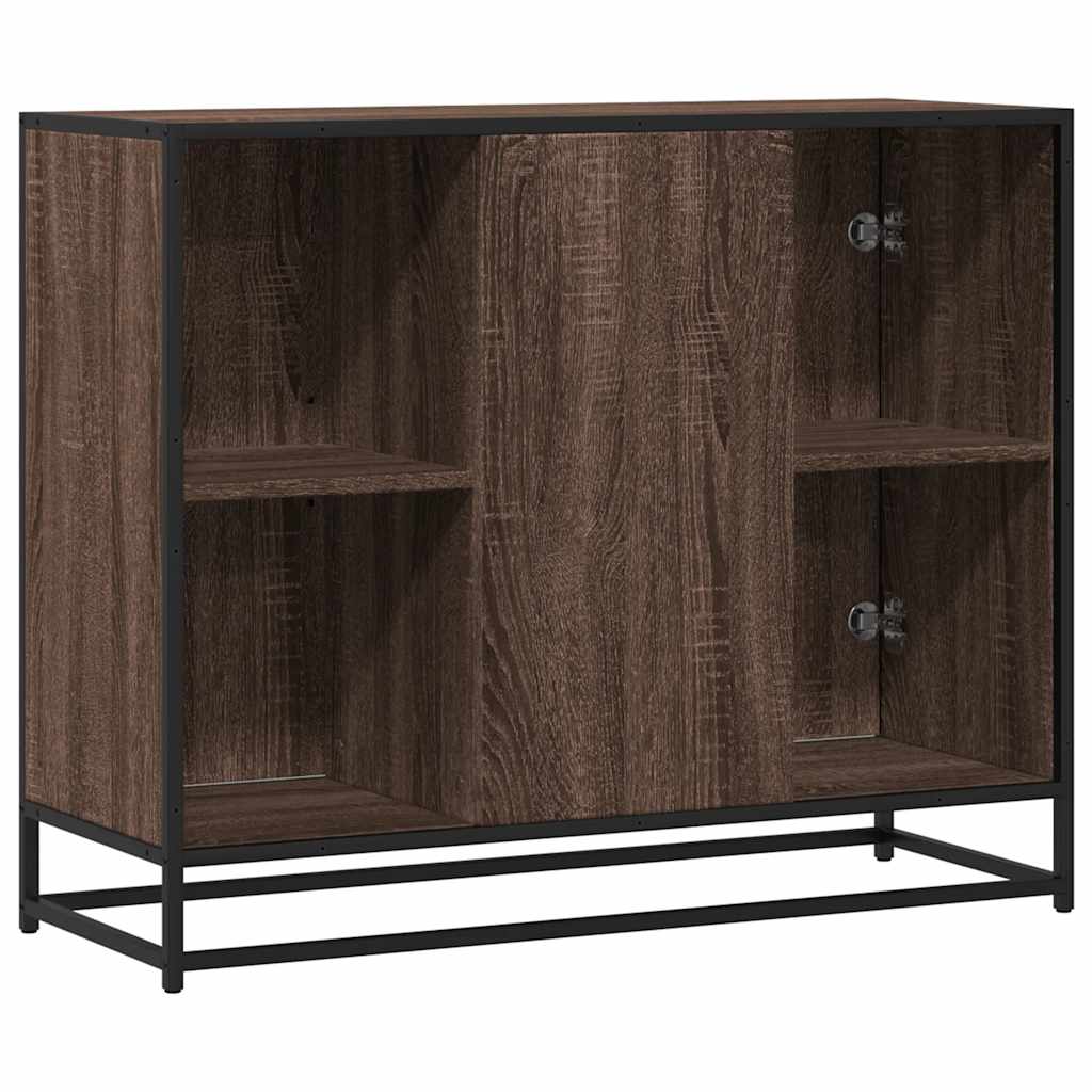 Buffet chêne marron 92x35x76 cm Bois d'ingénierie - XIOS