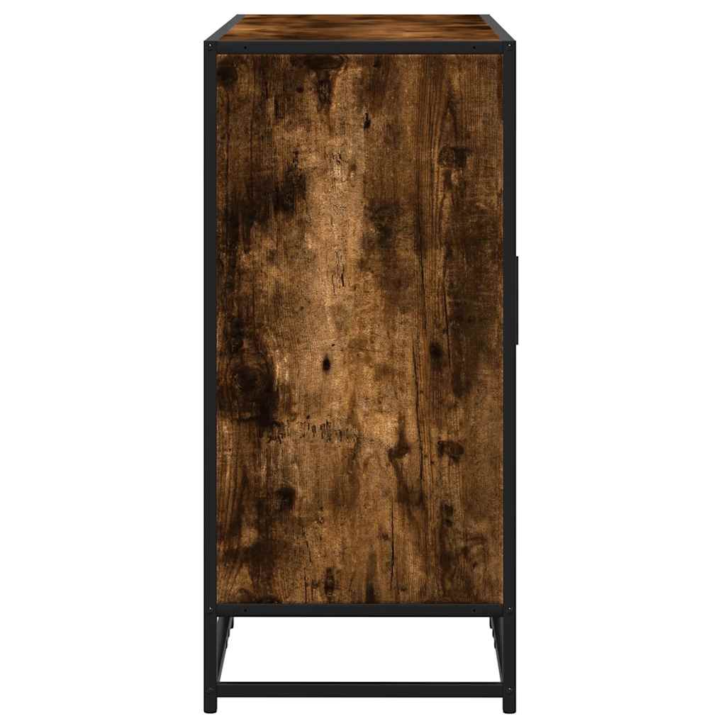 Buffet chêne fumé 92x35x76 cm bois d'ingénierie - XIOS