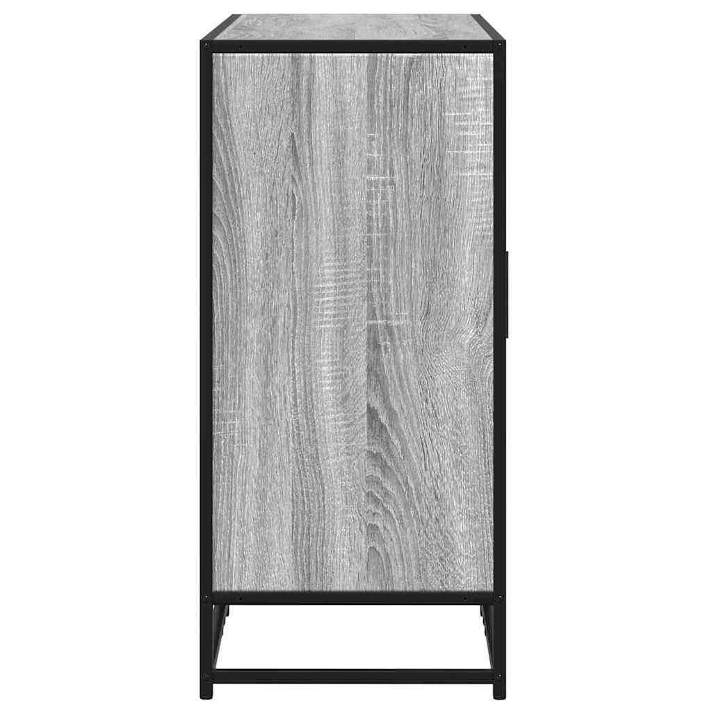 Buffet sonoma gris 92x35x76 cm bois d'ingénierie - XIOS