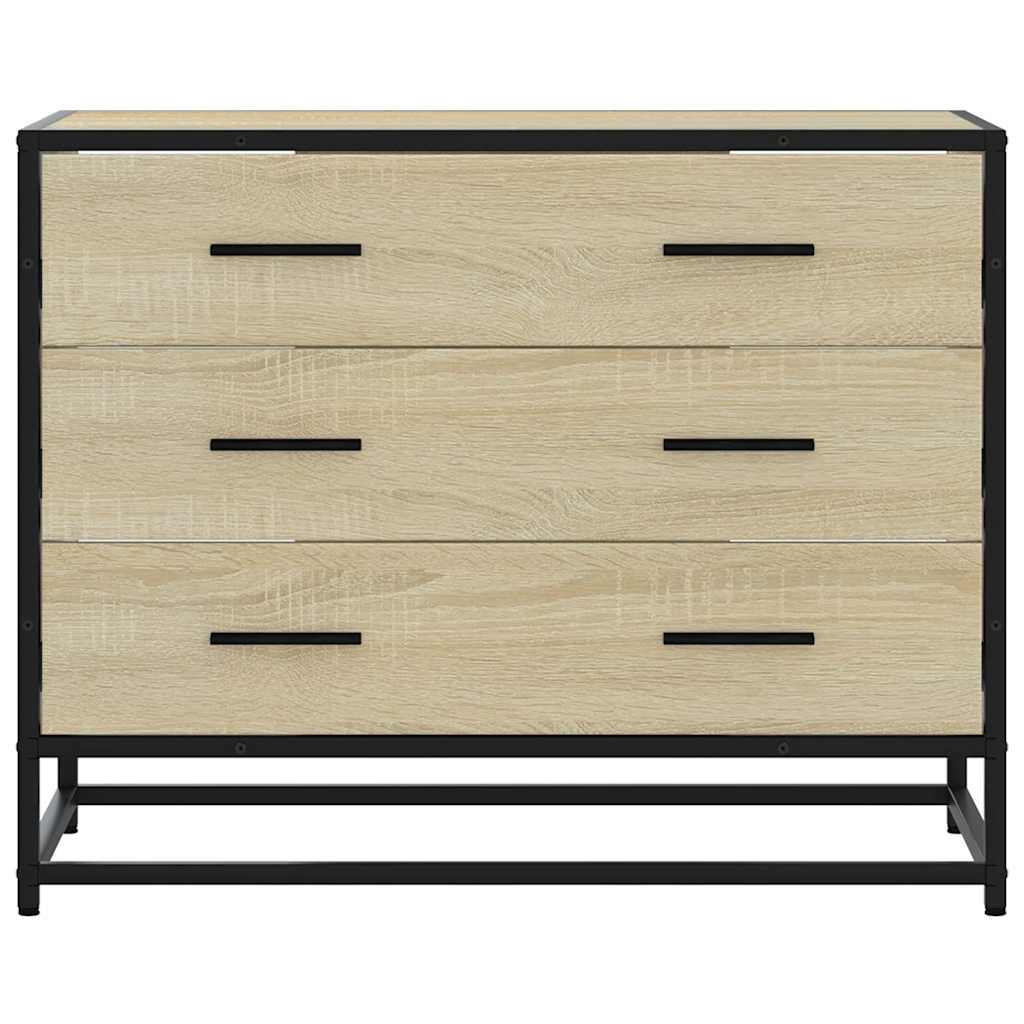 Commode chêne sonoma 70x41x56 cm bois d'ingénierie - XIOS