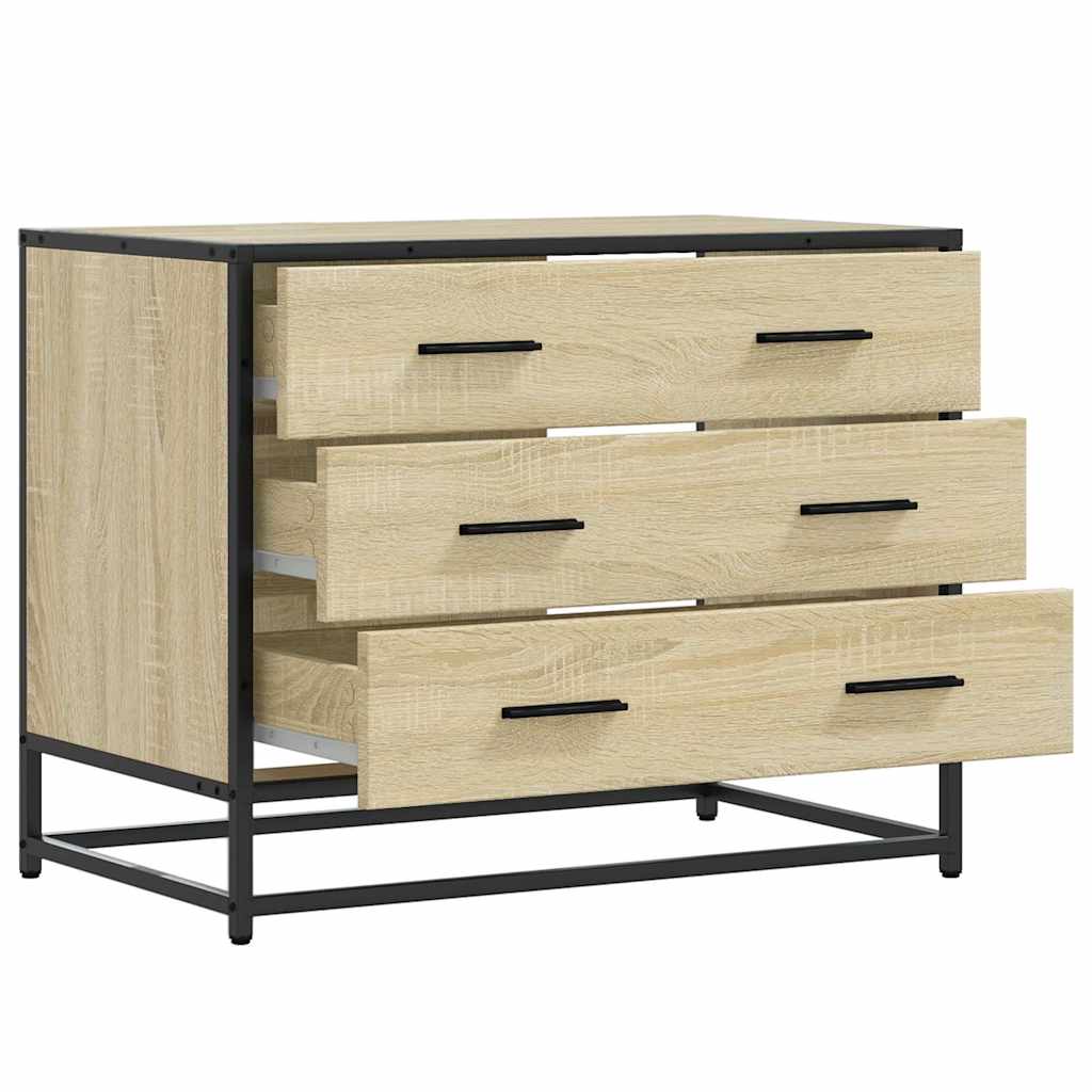 Commode chêne sonoma 70x41x56 cm bois d'ingénierie - XIOS