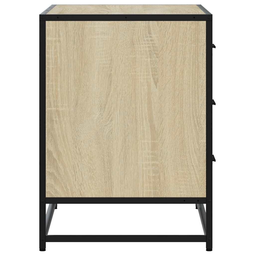 Commode chêne sonoma 70x41x56 cm bois d'ingénierie - XIOS