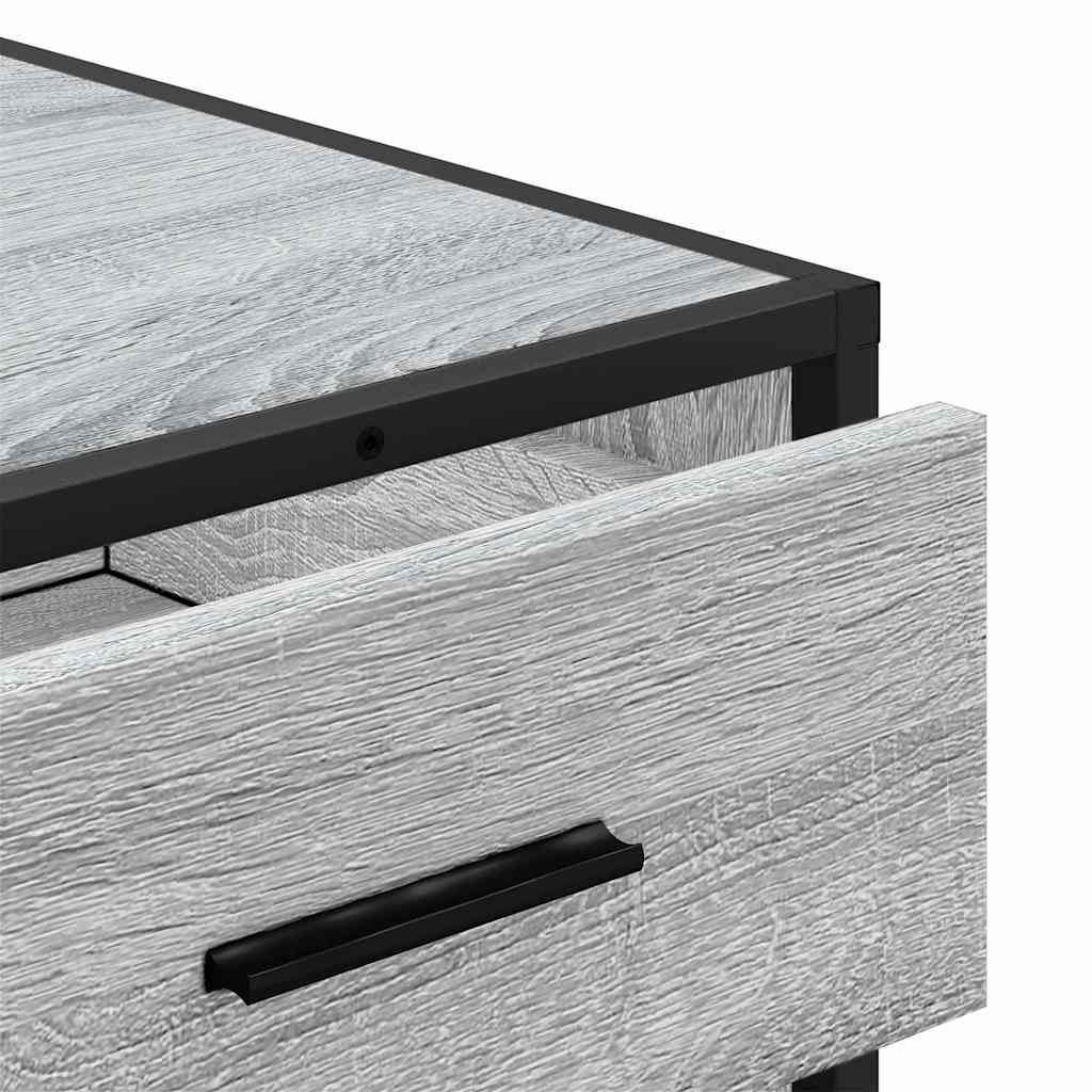 Commode sonoma gris 70x41x70 cm bois d'ingénierie - XIOS