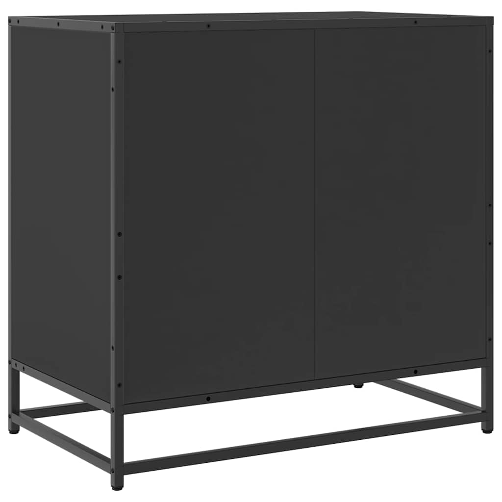 Commode noir 70x41x70 cm bois d'ingénierie - XIOS
