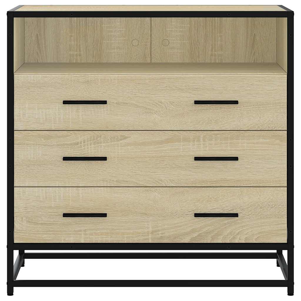 Commode chêne sonoma 70x41x70 cm bois d'ingénierie - XIOS