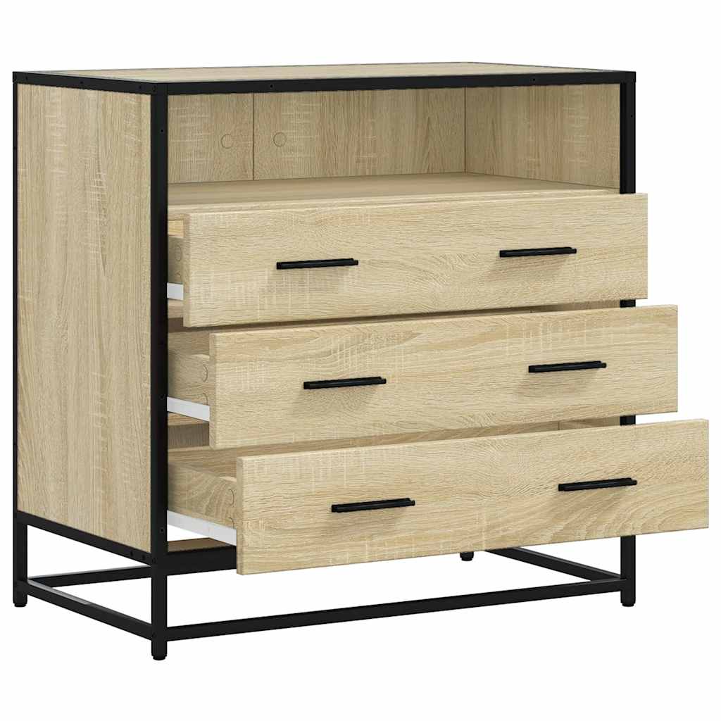 Commode chêne sonoma 70x41x70 cm bois d'ingénierie - XIOS