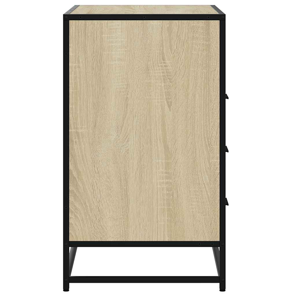 Commode chêne sonoma 70x41x70 cm bois d'ingénierie - XIOS
