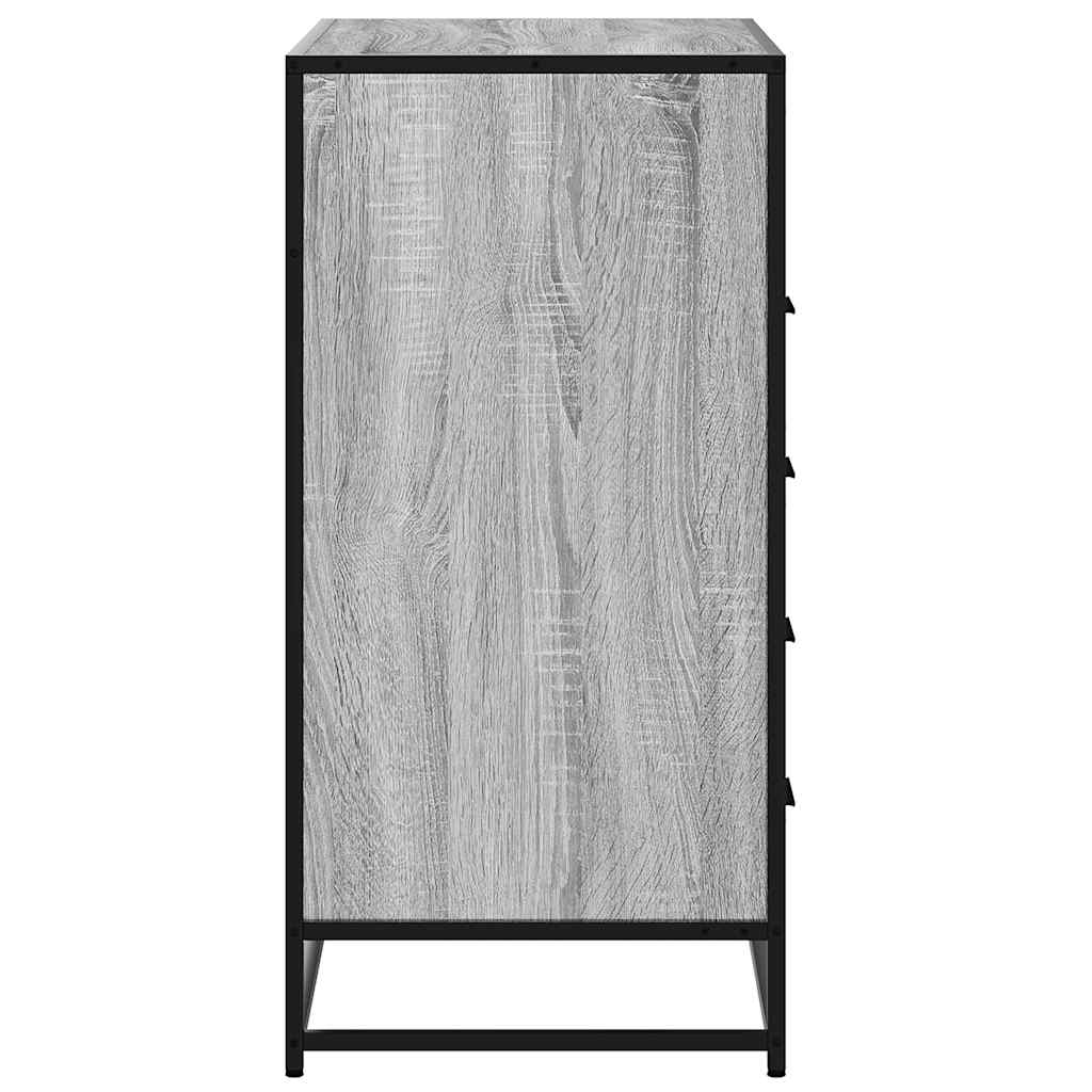 Commode sonoma gris 70x41x83,5 cm bois d'ingénierie - XIOS